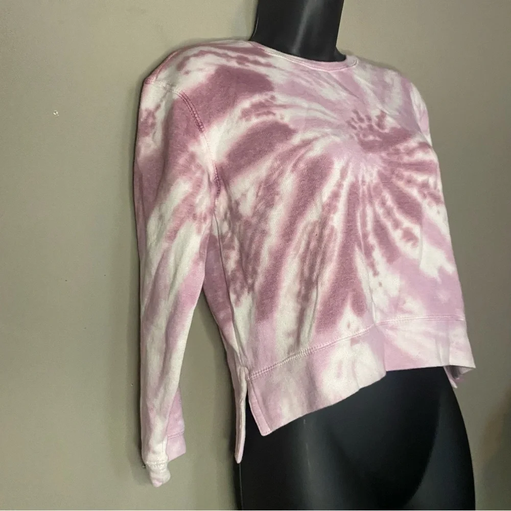 Dreamside Kids Crew Neck Pullover Purple Tie-Dye Sweater girls comfy cozy